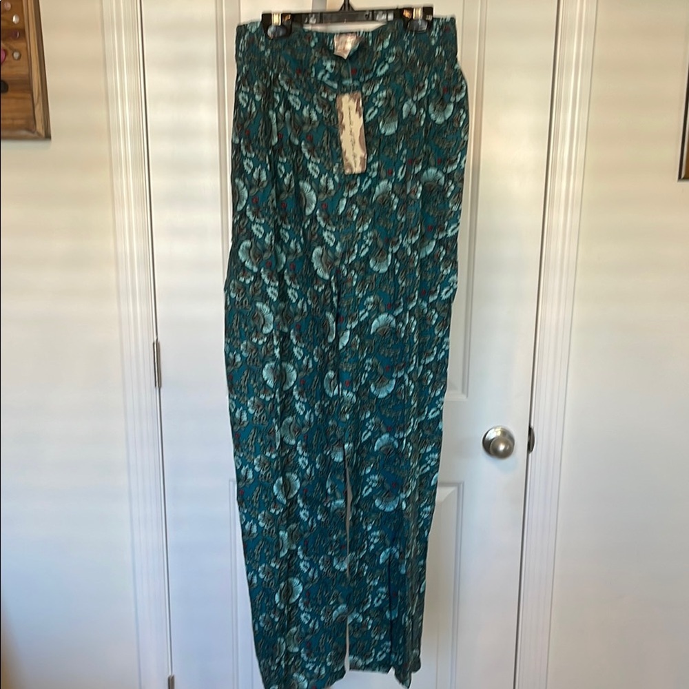 NWT Band of the Free Teal Wide Leg Pants